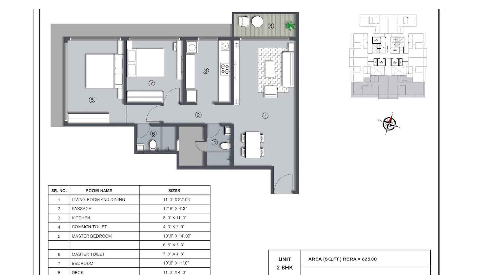 La-residency-Floor-Plan-2BHK-825-Sqft